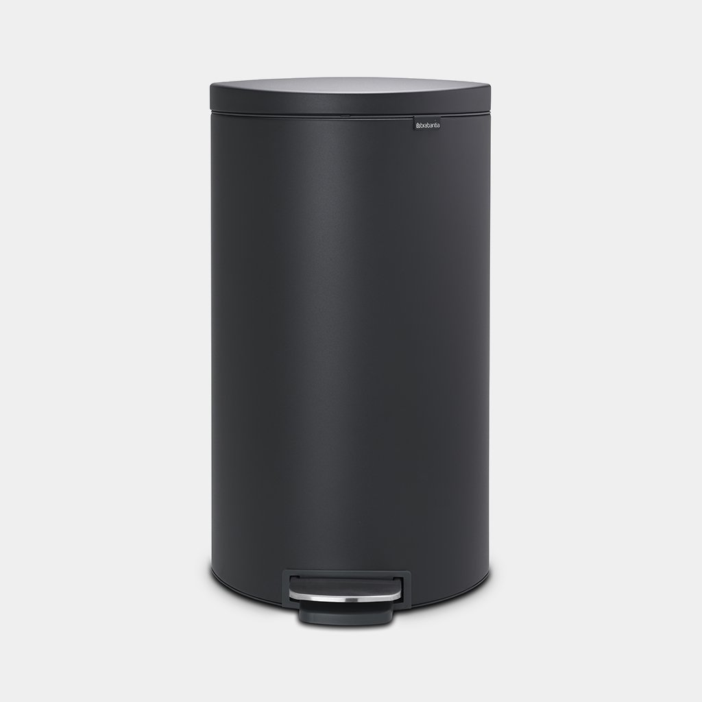 Brabantia New Zafacon De Pedal Flatback+ 30 Lt Mineral Infinite Grey