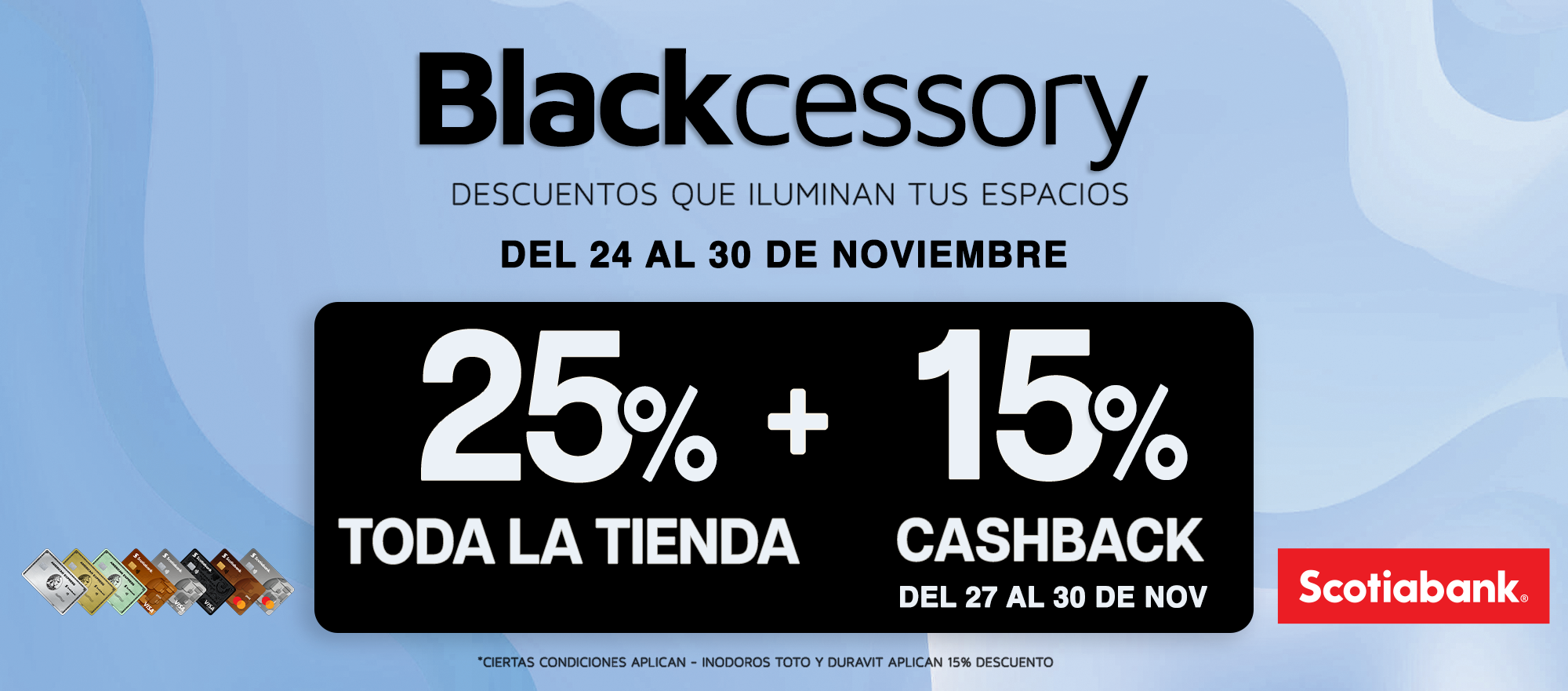 Banner Cashback Scotiabank – Blackcessory 2025