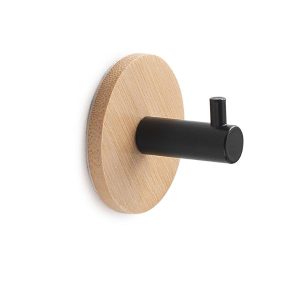 Gedy Juncos Bamboom Percha Ronda Natural/Negro Mate