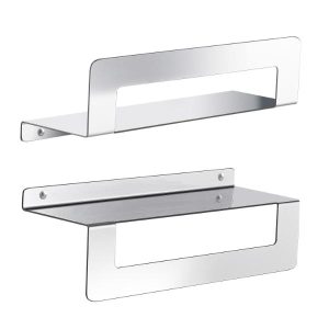 Gedy Cleo Repisa y Toallero Cromado 30cm