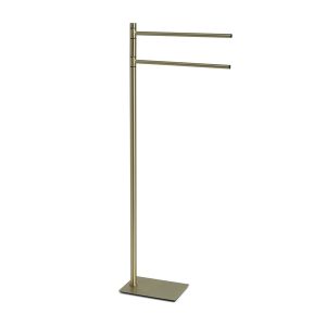 Gedy Trilly Toallero de Pie Oro Cepillado