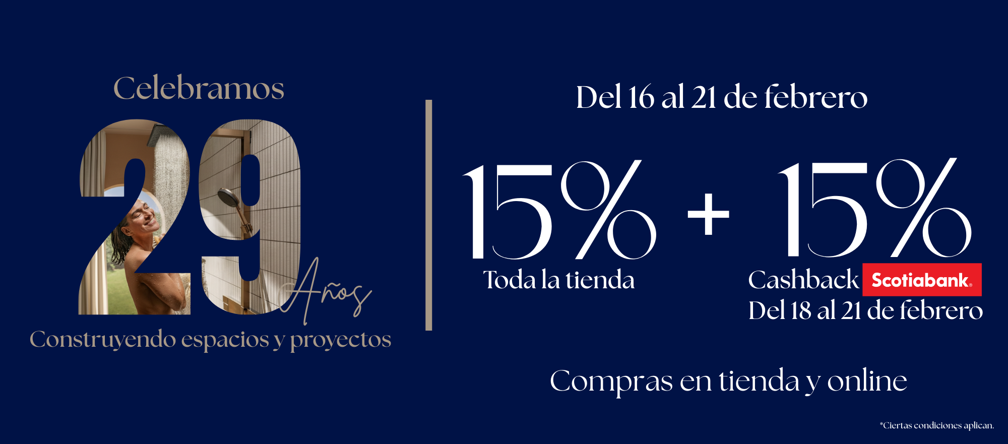 Banner 29 Aniversario Hasta 21 de Febrero