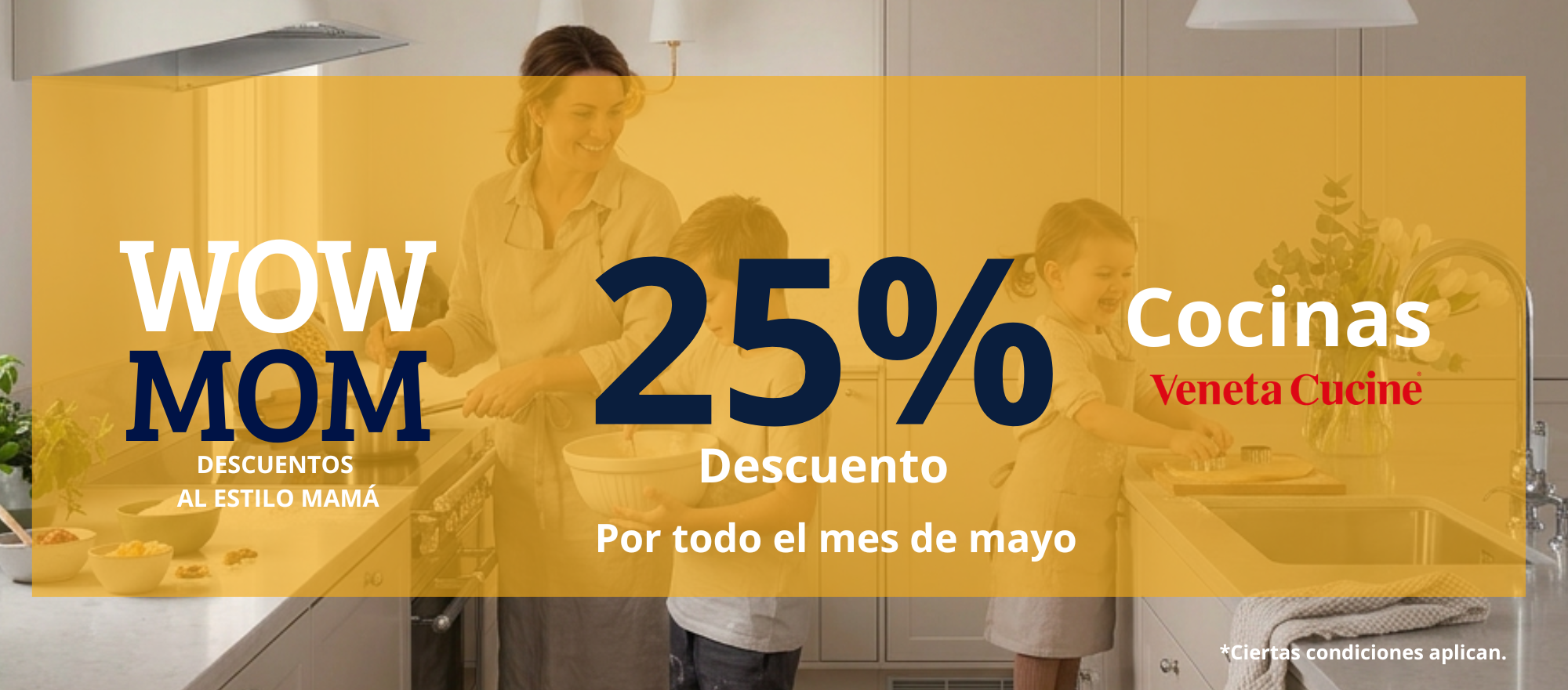 25% Cocinas WOW MOM