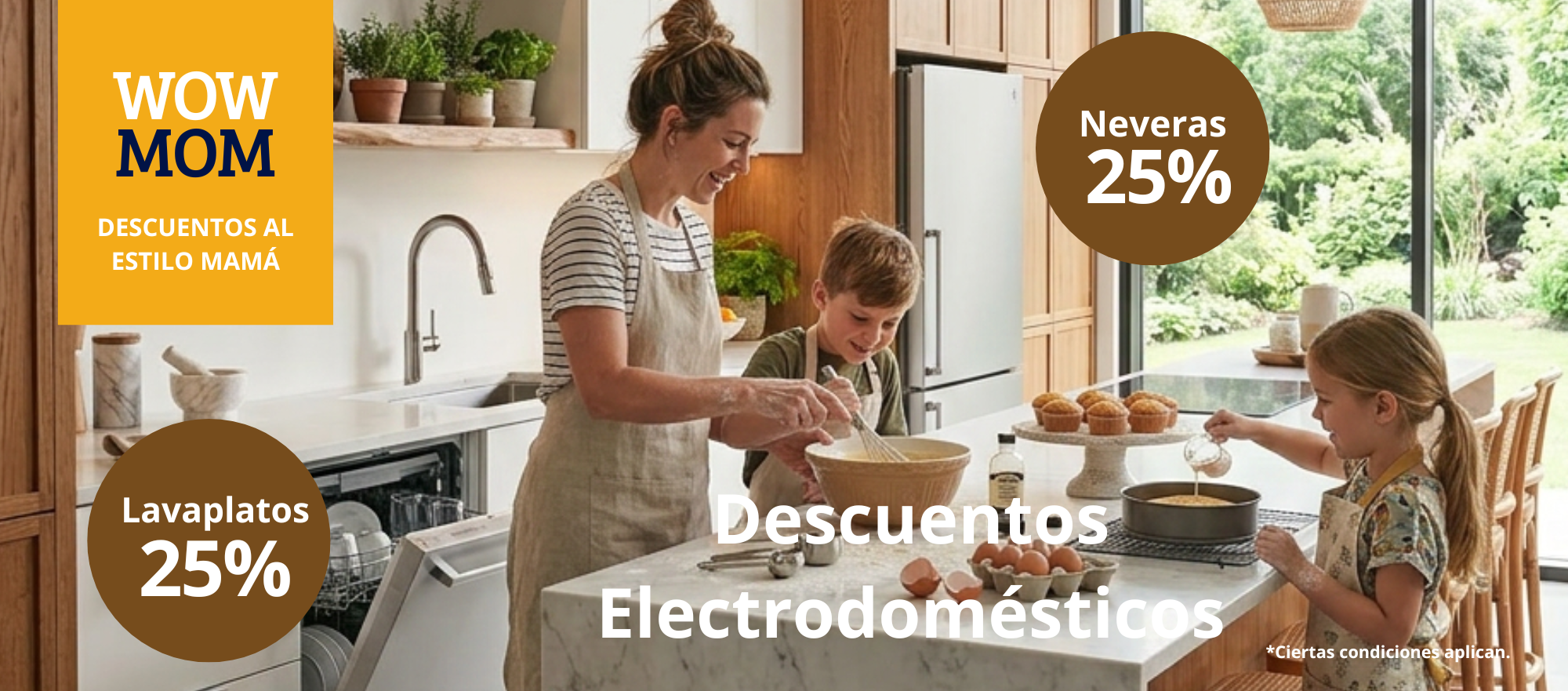 25% Electrodomésticos