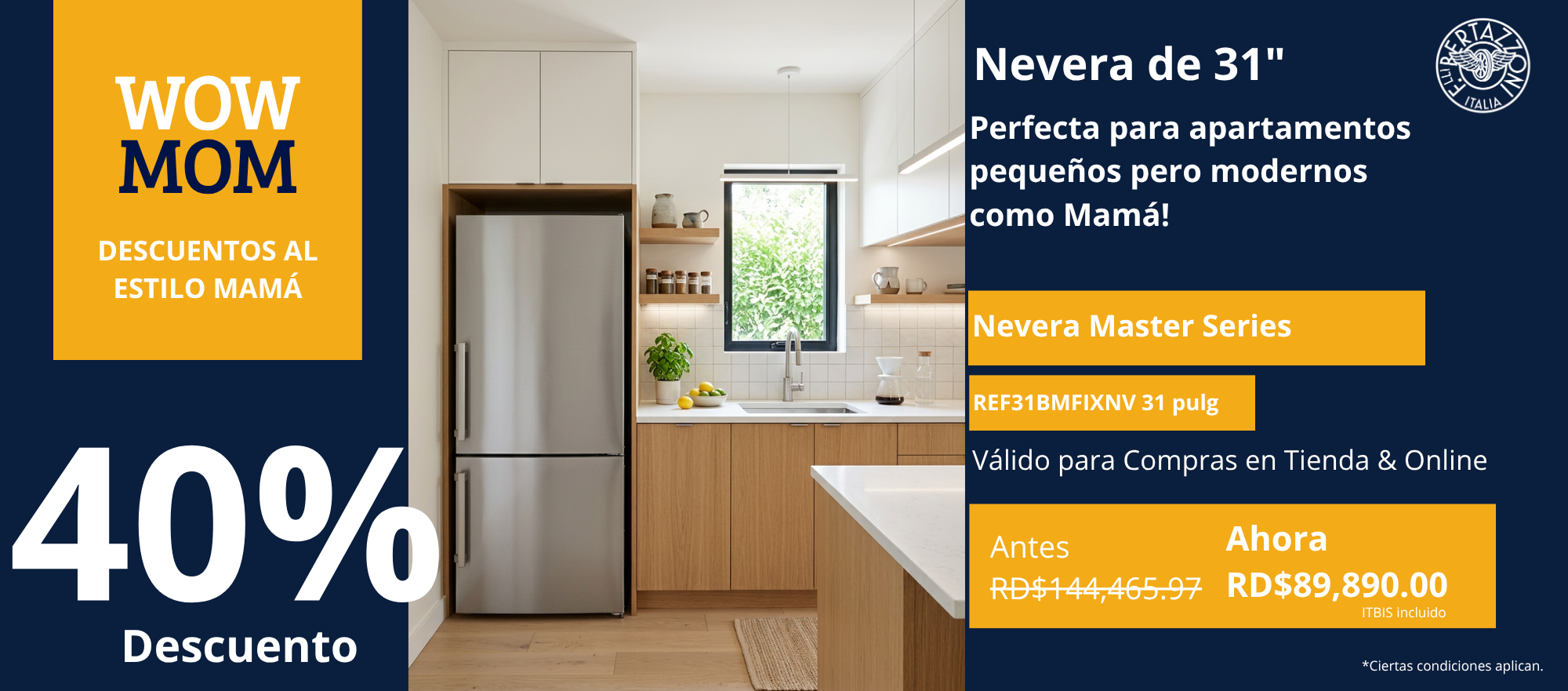 Nevera de 31′