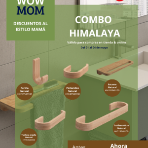 Set de Accesorios Gedy - Combo Himalaya