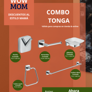 Set de Accesorios Gedy - Combo Tonga