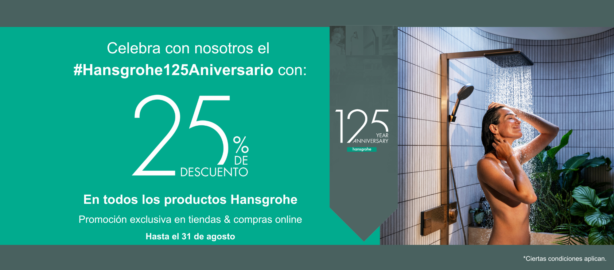 Promoción Hansgrohe 125 Aniversario